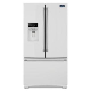 Maytag 26.8 cu. ft. French Door Refrigerator in White MFT2776DEH
