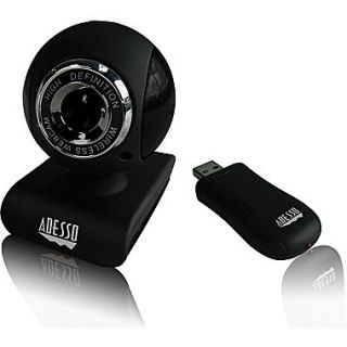 Adesso Cybertrack V10 Wireless Webcam For USB Receiver, 640 x 480, 1.3 MP