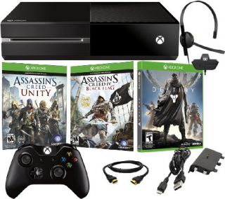 Xbox One 500GB Assassins Creed Bundle w/ Destiny & Accs. —