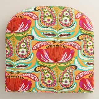Santiago Paisley Gusseted Outdoor Chair Cushion