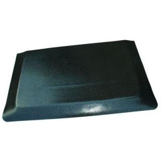 Rhino Anti Fatigue Mats Hide Pebble Brushed Black Surface 24 in. x 36 in. Vinyl Kitchen Mat RHK2436NN