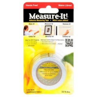 Measure It! 1 in. x 10 yds. Adhesive Measuring Tape MIT32