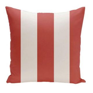 E By Design Holiday Brights Striped Euro Pillow