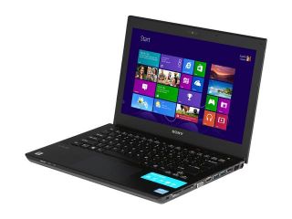 SONY Laptop VAIO S Series SVS13127PXB Intel Core i7 3520M (2.90 GHz) 8 GB Memory 750 GB HDD NVIDIA GeForce GT 640M LE 13.3" Windows 8 Professional 64 bit