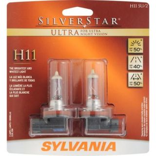 Sylvania H11 SilverStar ULTRA Headlight, Contains 2 Bulbs