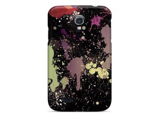 Flexible Tpu Back Case Cover For Galaxy S4   Splatter Paint Canvas