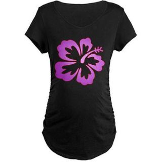 Cafepress Surf Flowers Maternity Dark T Shirt