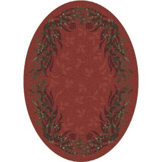 Milliken Baskerville Multicolor Oval Indoor Tufted Area Rug (Common: 4 x 6; Actual: 46 in W x 64 in L)