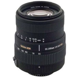 Sigma Zoom Normal Telephoto 55 200mm f/4 5.6 DC HSM Lens 68B 306