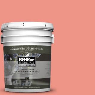 BEHR Premium Plus Ultra 5 gal. #P180 4 Guava Jelly Semi Gloss Enamel Interior Paint 375405