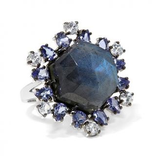 Rarities: Fine Jewelry with Carol Brodie 13.33ct Labradorite, Tanzanite and Whi   7530649