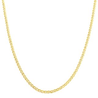 Fremada 10k Yellow Gold 2.4 mm Hollow Inner Link Necklace   15270538