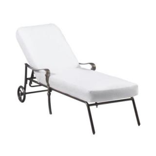 Hampton Bay Edington 2013 Adjustable Patio Chaise Lounge with Cushion Insert (Slipcovers Sold Separately) 131 012 CLCB KD NF