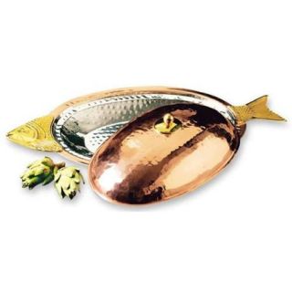 Decor Copper Covered Fish Platter