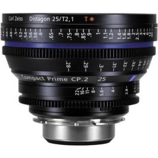 Zeiss CP.2 25mm T2.1 Compact Prime Lens (EF Mount) 1875 602