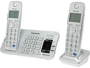 Panasonic KX TGE272S 2X Handsets Link2Cell Bluetooth Cellular Convergence Solution with 2 Handsets