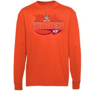Virginia Tech Hokies Orange 2014 Military Bowl Bound Long Sleeve T Shirt