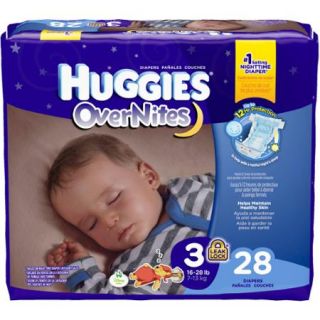 HUGGIES OverNites Diapers, Jumbo Pack (Choose Your Size)