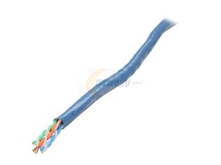Coboc CY CAT6 1K(CM) ST BL 1000ft. 24AWG Cat 6 Blue Color 550MHz UTP Stranded Copper Bulk Ethernet Network lan Cable