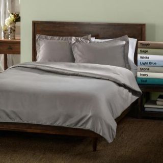 Luxor Treasures 600 Thread Count Wrinkle resistant 3 piece Duvet Cover Set King Cal King / Taupe