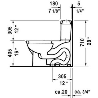 Duravit Darling New Elongated 1 Piece Toilet