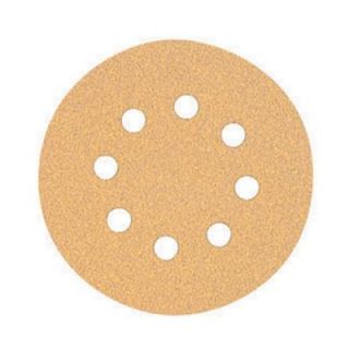 DEWALT 5 in. 8 Hole 80 Grit H and L Random Orbit Sandpaper (5 Pack) DW4301