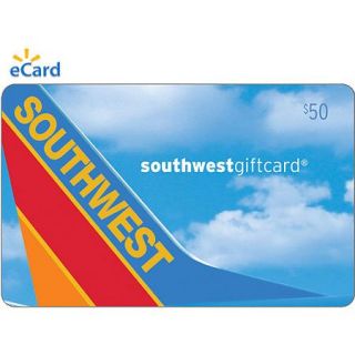 (Email Delivery) Southwest Airlines $50 eGift Card