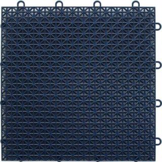 TopDeck Dark Blue Polypropylene 1ft. x 1ft. Deck Tile (40   Case) DTDKB