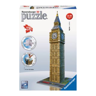 3D Puzzle   Big Ben: 216 Pcs   16837351   Shopping