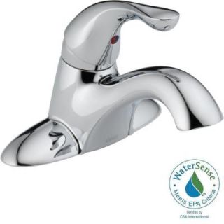 Delta Classic 4 in. Centerset Single Handle Bathroom Faucet in Chrome 501LF WF