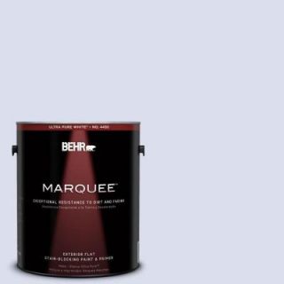 BEHR MARQUEE 1 gal. #620C 1 Winter Ice Flat Exterior Paint 445001