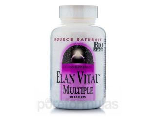 Elan Vital   30 Tablets by Source Naturals