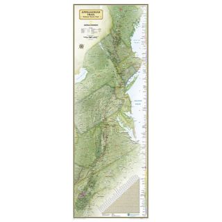 Appalachian Trail Laminated Map