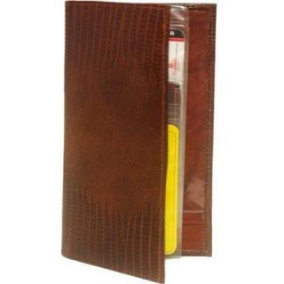 100% Leather Check Book Covers Brown #156LZ