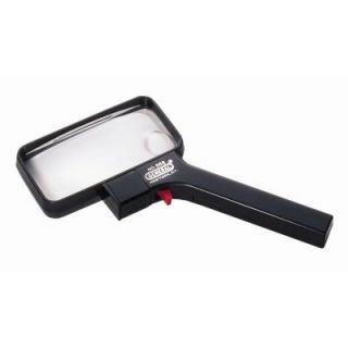 General Tools 2.5x Illuminated Rectangular Magnifier with 5x Bifocal Lens 565