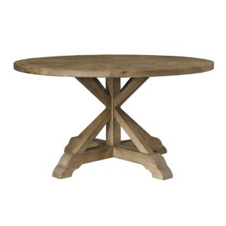 Salvaged Wood 60 inch Round Dining Table   17292296  