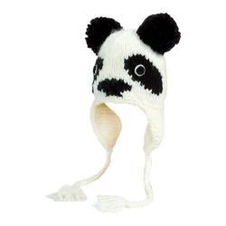 Childrens San Diego Hat Company Panda Pom Ear Trapper KNK3346 Panda