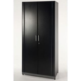 ClosetMaid 73 1/4 in. H x 32 in. W x 18 3/4 in. D 2 Door Cabinet in Black 12740