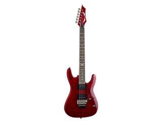 Dean Custom 350 Floyd Transparent Red Electric Guitar
