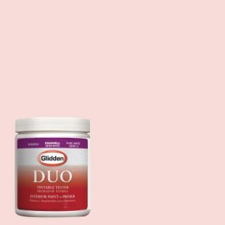 Glidden DUO 8 oz. #HDGR55U Pink Mimosa Latex Interior Paint Tester HDGR55U 08D