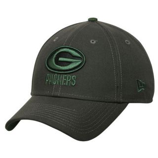 New Era Green Bay Packers Graphite The League Grafpop 9FORTY Adjustable Hat