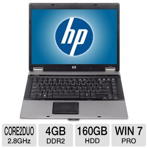HP Compaq 6730b Notebook PC   Intel Core 2 Duo T9600 2.8GHz, 4GB DDR2, 160GB HDD, DVDRW, 15.4 Display, Windows 7 Professional 64 bit    RB OLHP6730B/2.8C2D  (Off Lease)