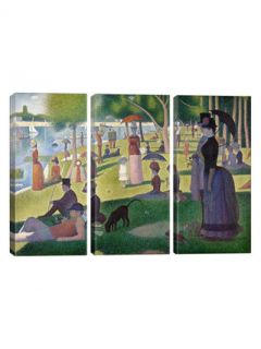Sunday Afternoon On The Island Of La Grande Jatte by Georges Seurat (Canvas) by iCanvas