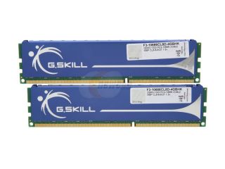 G.SKILL 4GB (2 x 2GB) 240 Pin DDR3 SDRAM DDR3 1333 (PC3 10666) Dual Channel Kit Desktop Memory Model F3 10666CL8D 4GBHK