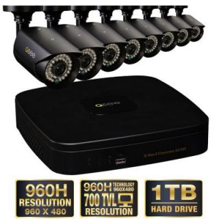 Q SEE Premium Series 8 Channel 960H 1TB Surveillance System with (8) 960H Cameras, 100 ft. Night Vision QC588 8E3 1