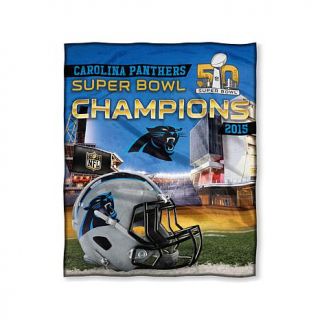Super Bowl 50 Champions 50" x 60" Ultra Plush Throw by Northwest   Panthers   8044275