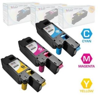 LD Compatible Replacements for Dell Color Laser C1660w Set of 3 Laser Toner Cartridges Includes: 1 332 0400 Cyan, 1 332 0401 Magenta, and 1 332 0402 Yellow