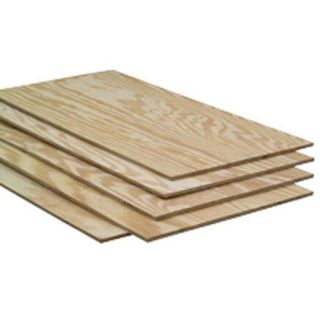 Severe Weather 1/2 in Common Pine Plywood Sheathing, Application as 2 x 4