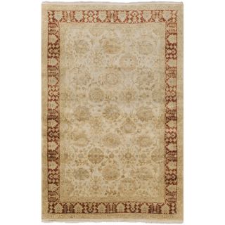 Hand Knotted Brad Traditional New Zealand Wool Rug (56 x 86)