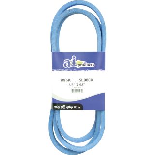 A & I Products Blue Kevlar V-Belt with Kevlar Cord — 98in.L x 5/8in.W, Model# B95K/5L980K  Belts   Pulleys